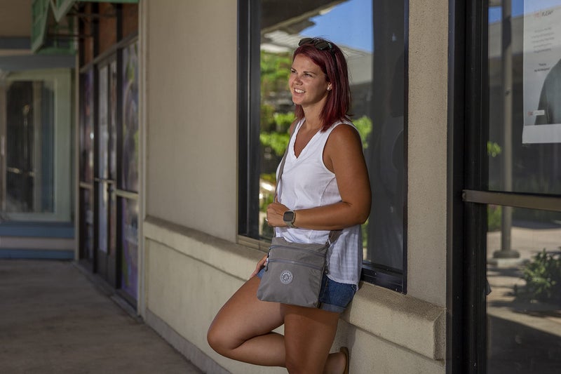 AOCINA Nylon Crossbody Bags for Women Multi Pocket Small Cross Body Purse Lightweight Travel Phone Purses Shoulder Handbags - Image 2